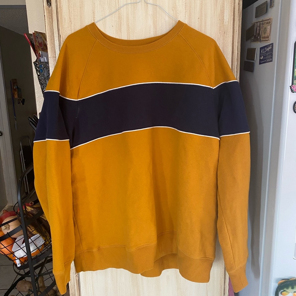 A Orange and Blue Sweater form GoodFellow